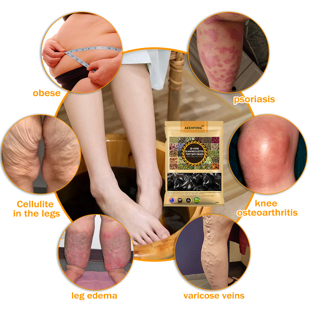Tnnedey® 🏆✨30-Kräuter Slimming & Detox Fußbadekugeln - ❤️👩⚕️ (BDL-Bundesverband Deutscher Lymphologen e.V.)