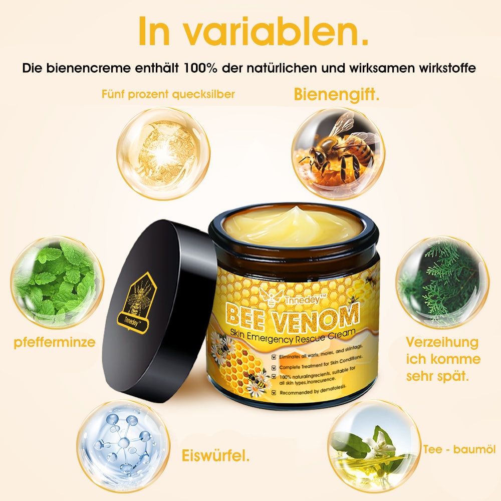 Tnnedey™ Bienengift Haut-Notfall-Rettungscreme (AAD empfohlen) 💆♀️ (Expertenempfehlung)
