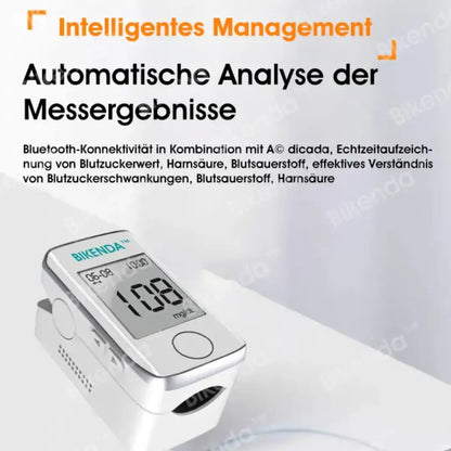 Bikenda™ MedTech Nicht-invasive Blutzuckermessgerät + Exklusives Geschenk [99,9% Genauigkeit]